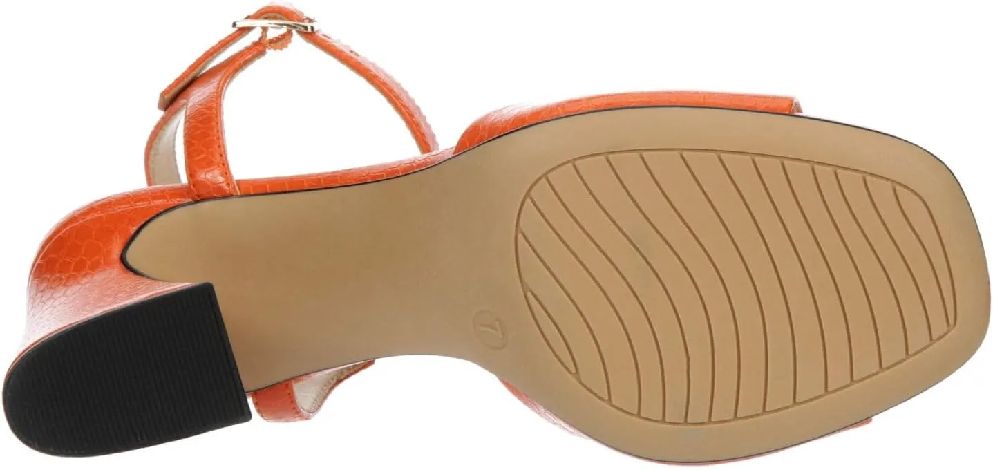 Michael By Michael Shannon Seren - Women's Open Square Toe Sculpted Block Heel Sandals
