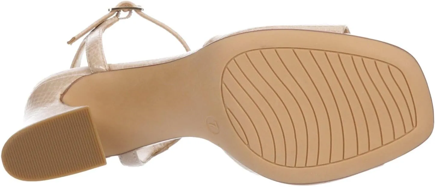 Michael By Michael Shannon Seren - Women's Open Square Toe Sculpted Block Heel Sandals