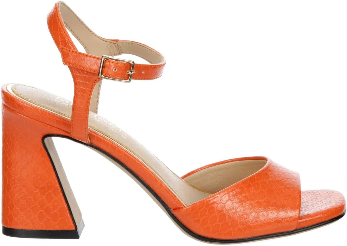 Michael By Michael Shannon Seren - Women's Open Square Toe Sculpted Block Heel Sandals