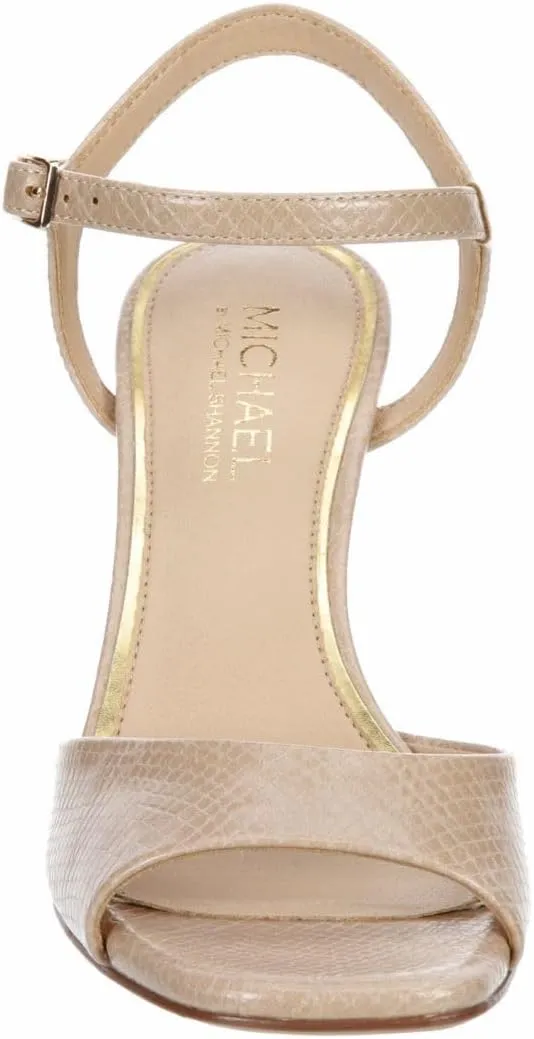 Michael By Michael Shannon Seren - Women's Open Square Toe Sculpted Block Heel Sandals