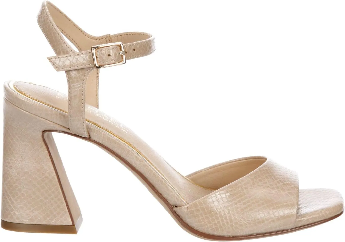 Michael By Michael Shannon Seren - Women's Open Square Toe Sculpted Block Heel Sandals
