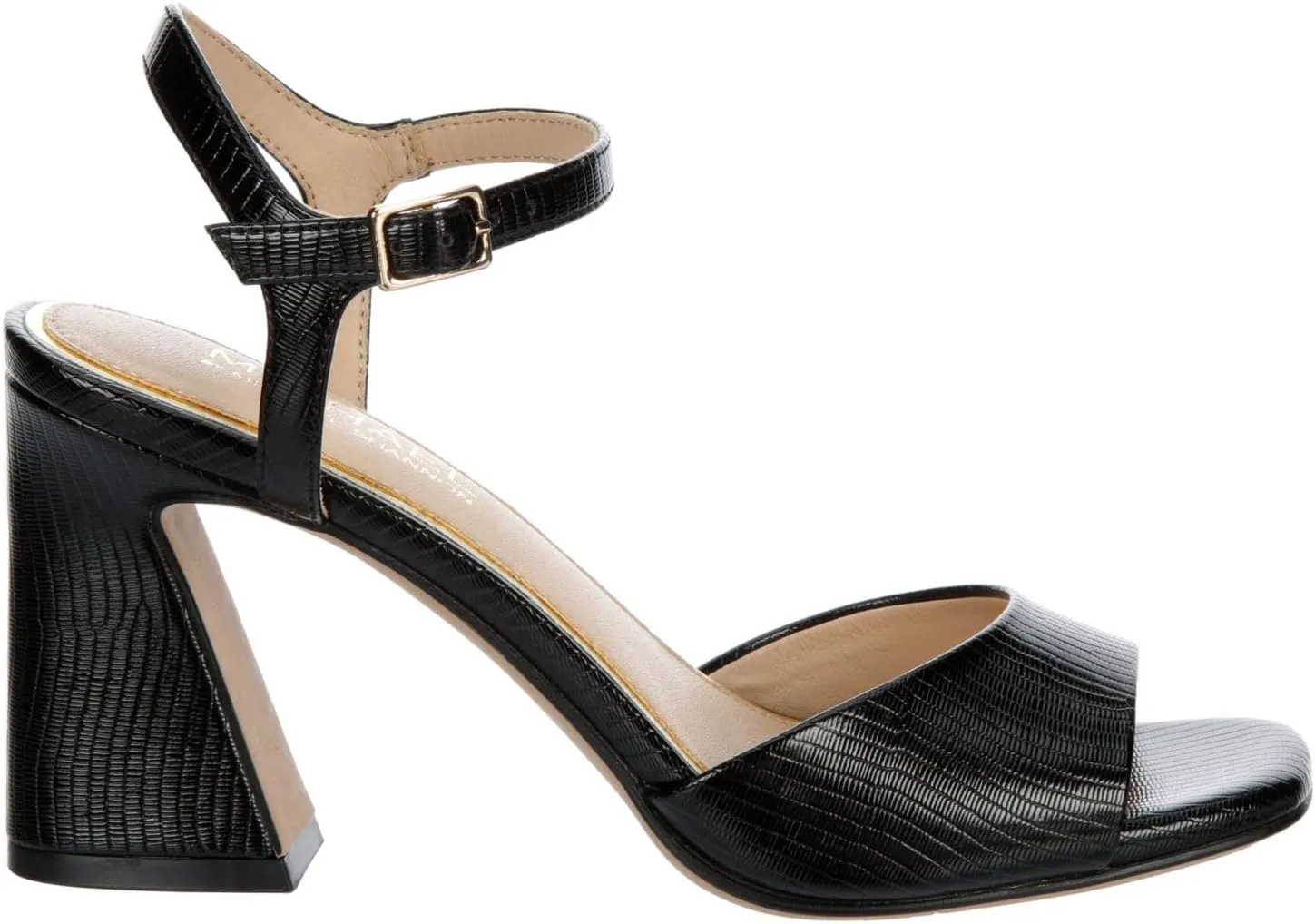 Michael By Michael Shannon Seren - Women's Open Square Toe Sculpted Block Heel Sandals