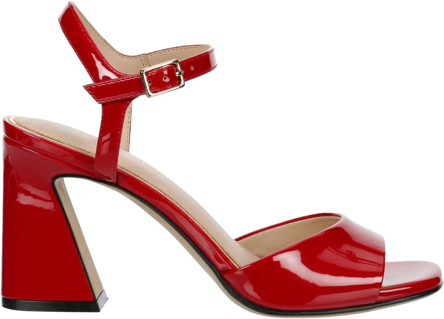 Michael By Michael Shannon Seren - Women's Open Square Toe Sculpted Block Heel Sandals