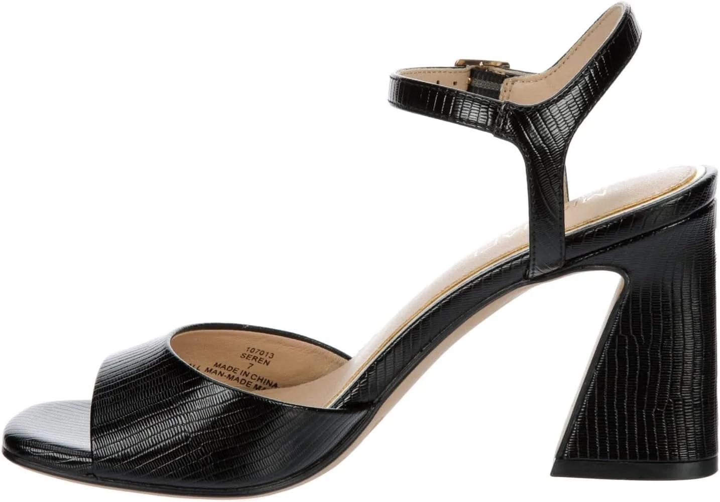 Michael By Michael Shannon Seren - Women's Open Square Toe Sculpted Block Heel Sandals