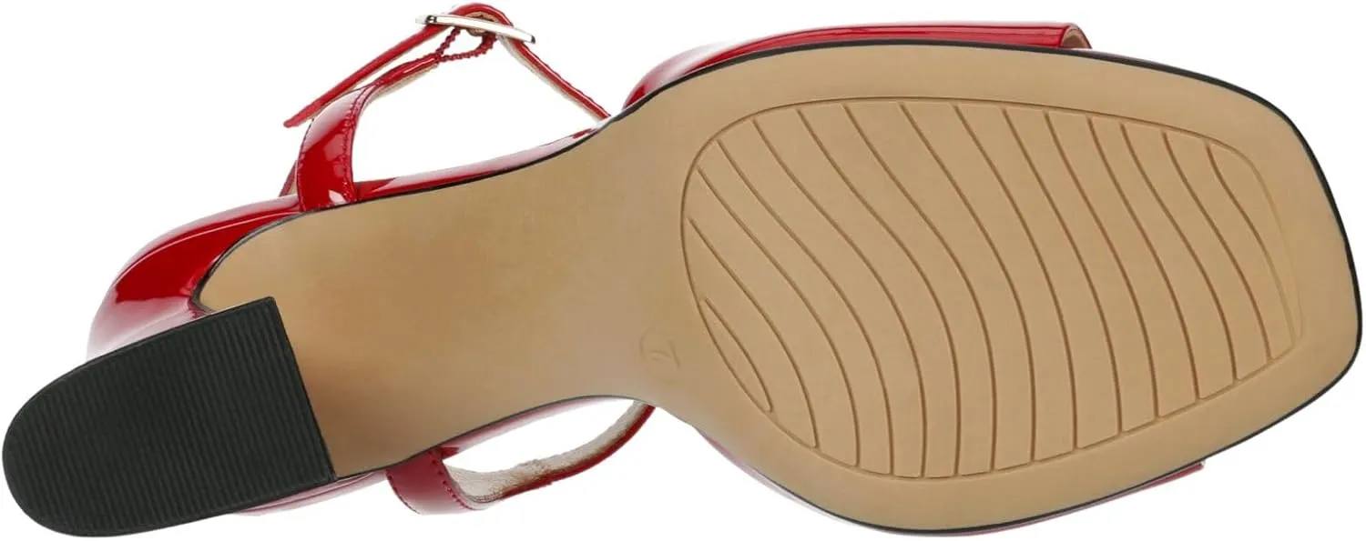 Michael By Michael Shannon Seren - Women's Open Square Toe Sculpted Block Heel Sandals