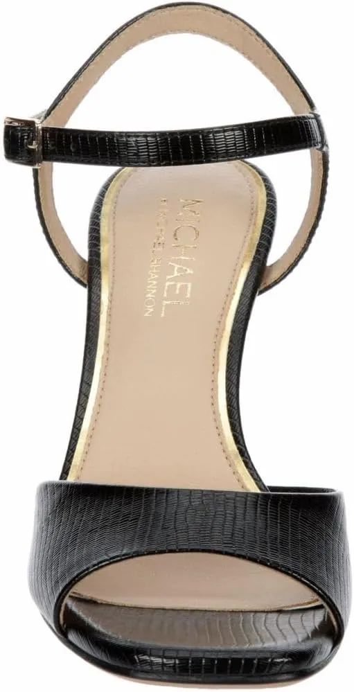 Michael By Michael Shannon Seren - Women's Open Square Toe Sculpted Block Heel Sandals