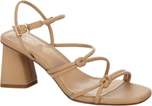 Michael By Michael Shannon Tristan - Women's Open Square Toe Strappy Low Block Heel Sandals
