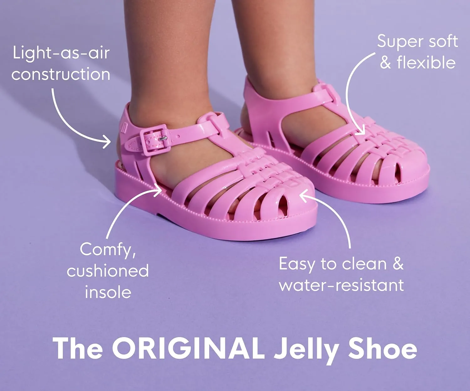 mini melissa Megan Platform Sandals for Kids