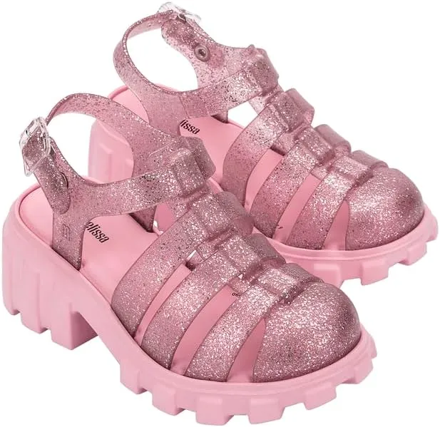 mini melissa Megan Platform Sandals for Kids