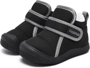 MORENDL Baby Winter Snow Boots for Infant Boys Girls Toddler Water-Resistant First Walker Shoes Warm Lining Soft Sole Anti-Slip Outdoor Booties