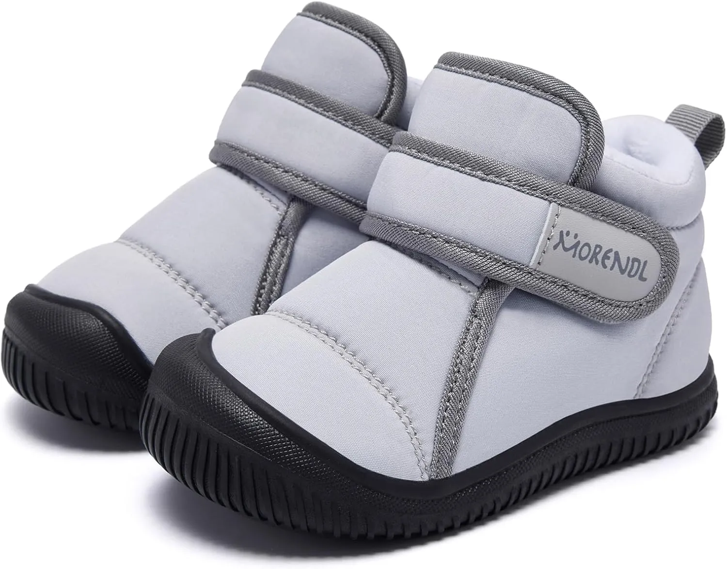 MORENDL Baby Winter Snow Boots for Infant Boys Girls Toddler Water-Resistant First Walker Shoes Warm Lining Soft Sole Anti-Slip Outdoor Booties