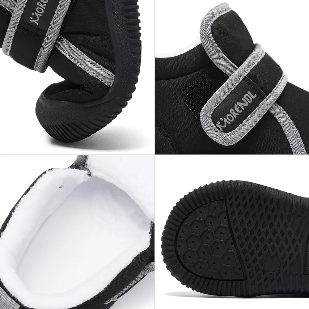 MORENDL Baby Winter Snow Boots for Infant Boys Girls Toddler Water-Resistant First Walker Shoes Warm Lining Soft Sole Anti-Slip Outdoor Booties