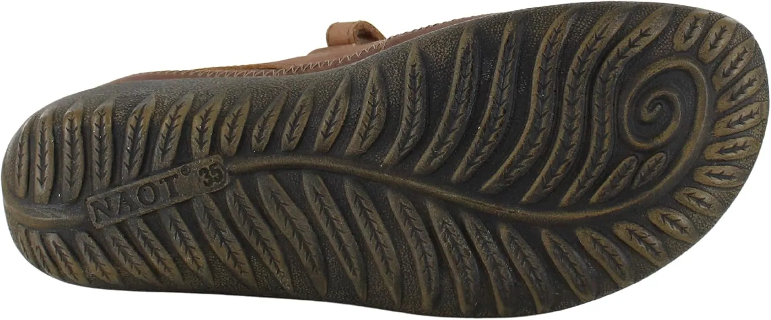 NAOT Footwear Women's Kirei Maryjane with Cork Footbed and Arch Comfort and Support - Lightweight and Perfect for Travel- Removable Footbed