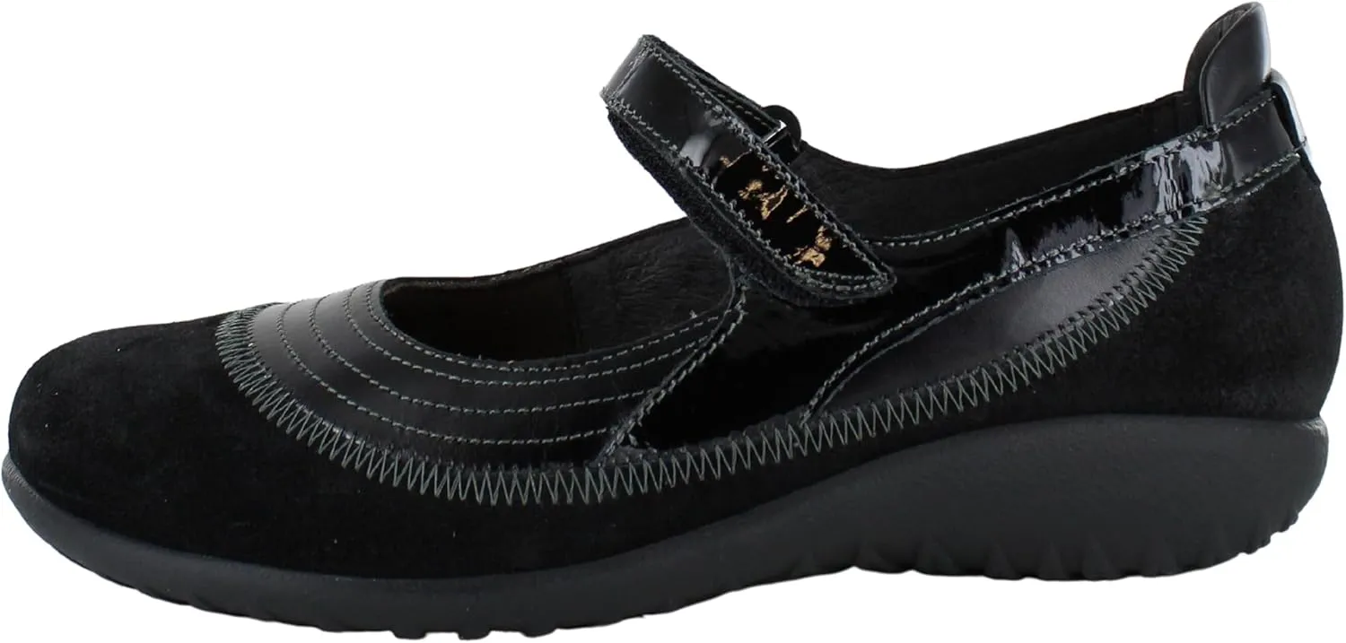 NAOT Footwear Women's Kirei Maryjane with Cork Footbed and Arch Comfort and Support - Lightweight and Perfect for Travel- Removable Footbed