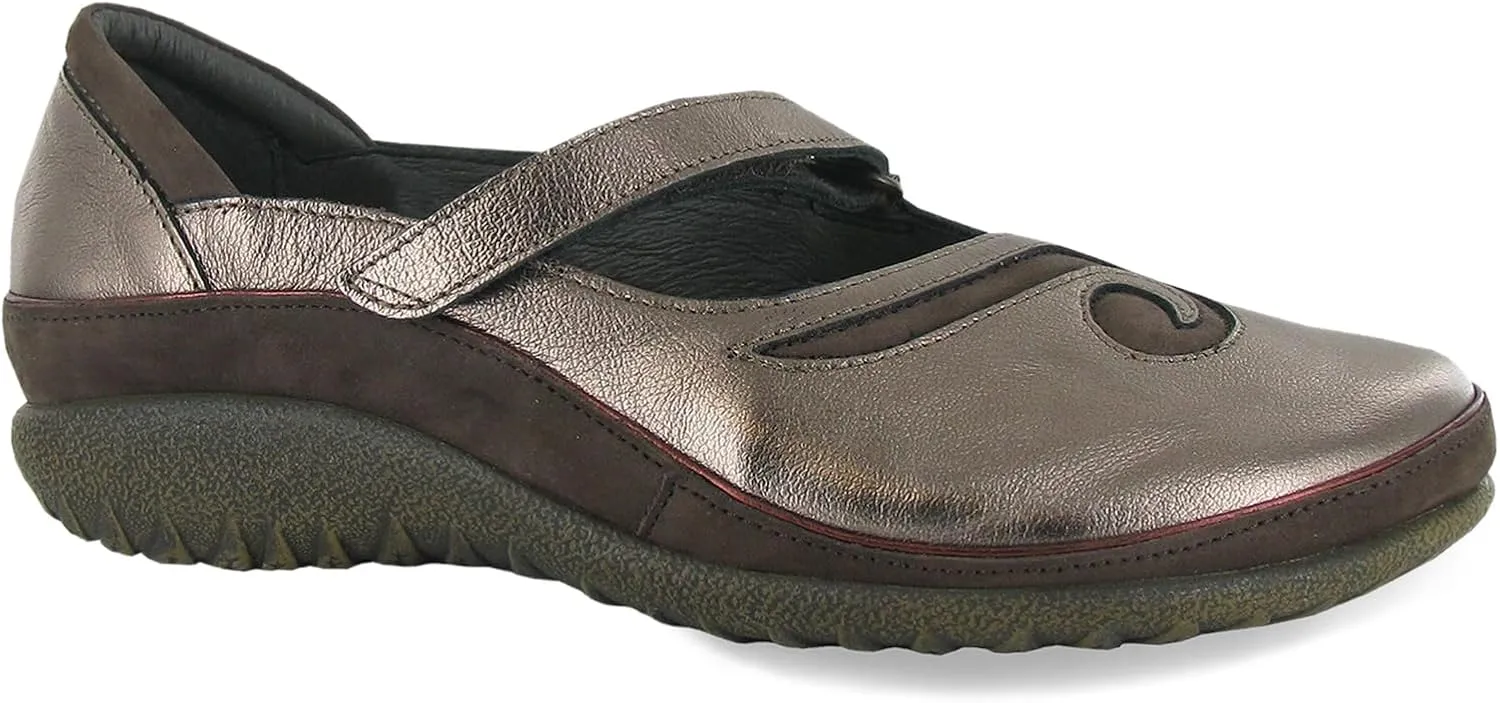 NAOT Footwear Women's Matai Maryjane with Cork Footbed and Arch Comfort and Support - Lightweight and Perfect for Travel- Removable Footbed