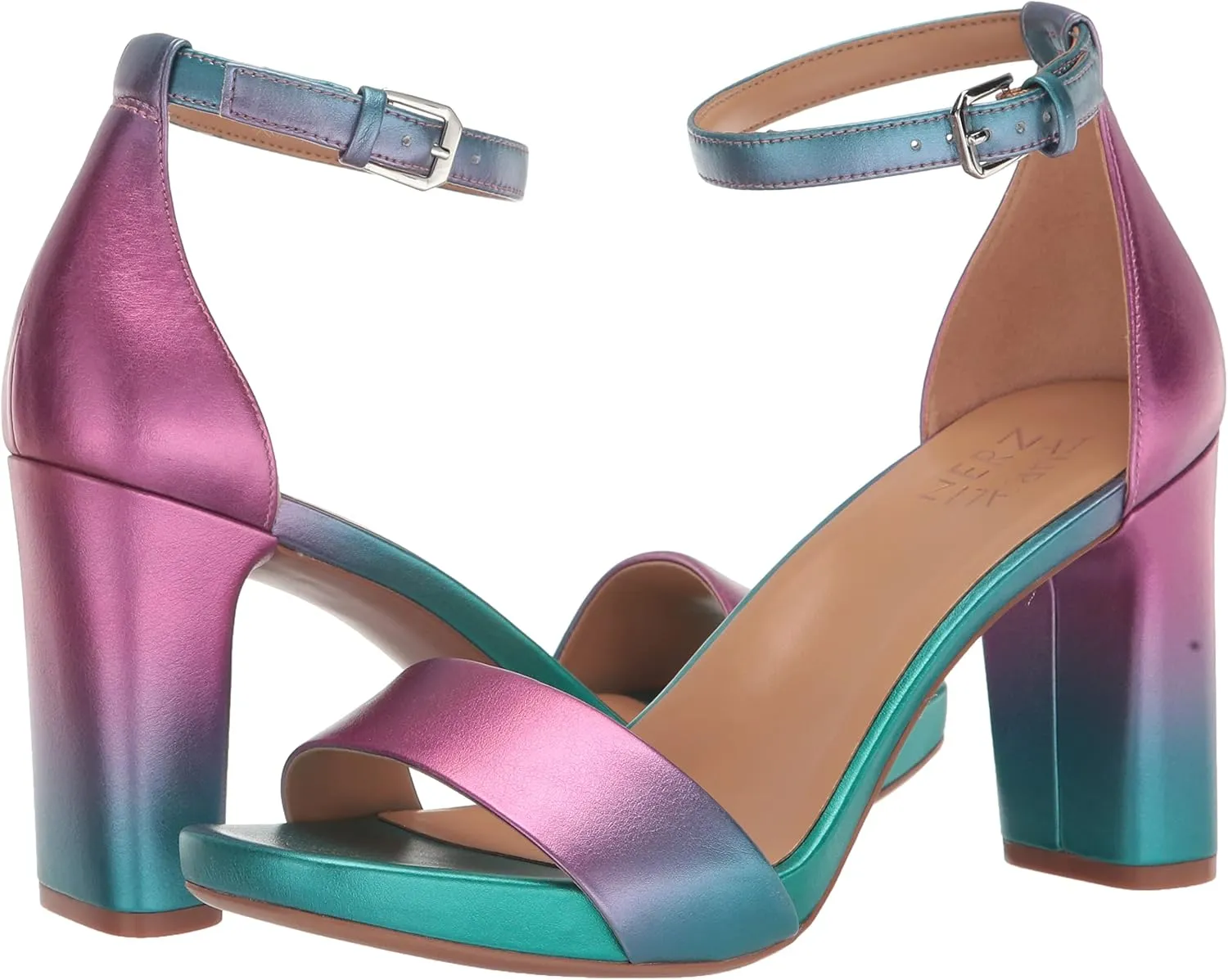Naturalizer Women's Joy Ankle Strap Heeled Dress Sandal
