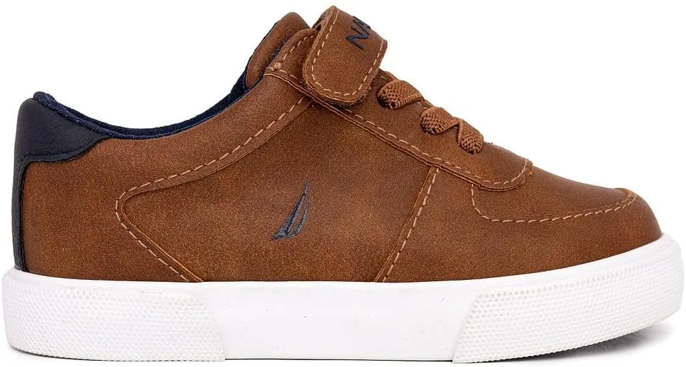 Nautica Kids Adjustable Strap Shoes | Comfortable Casual Sneakers for Boys and Girls, Toddlers & Little Kids