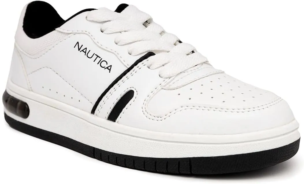 Nautica Kids Boys Lace-Up Fashion Sneakers Low-Top Dress Shoes for Youth - (Big Kid/Little Kid)