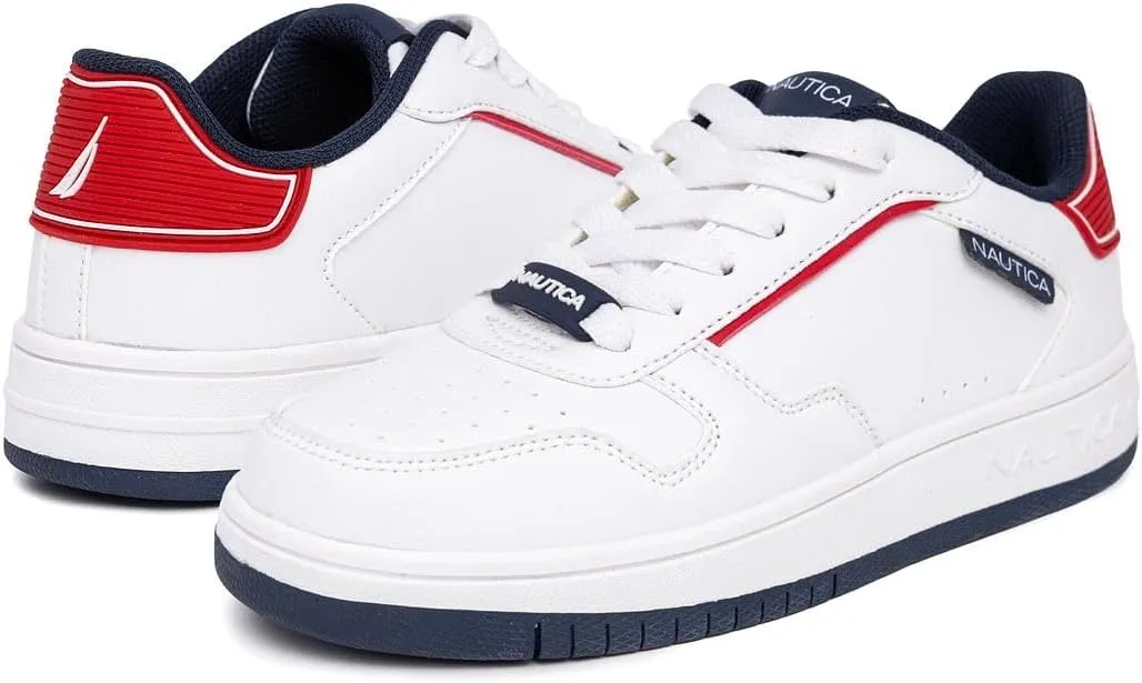 Nautica Kids Boys Lace-Up Fashion Sneakers Low-Top Dress Shoes for Youth - (Big Kid/Little Kid)