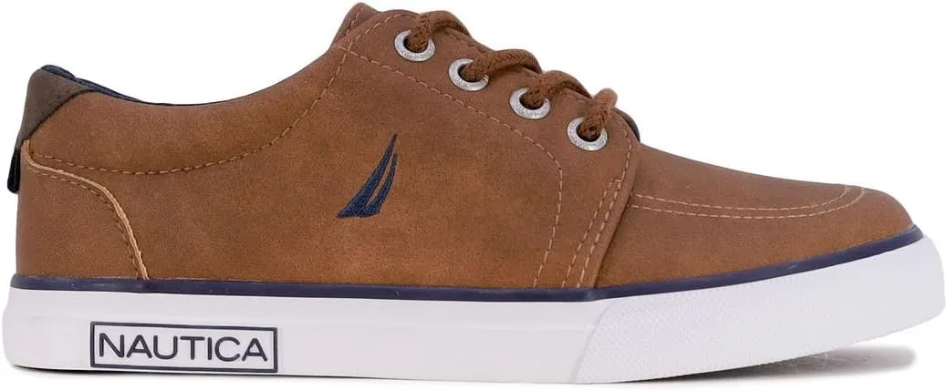 Nautica Kids Boys Lace-Up Fashion Sneakers Low-Top Dress Shoes for Youth - (Big Kid/Little Kid)