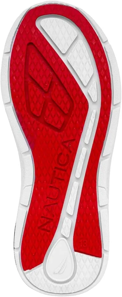 Nautica Kids Boys Sneakers – Youth Athletic Running Shoe with One-Strap Bungee Design | Little Kid/Big Kid Sizes Performance & Style