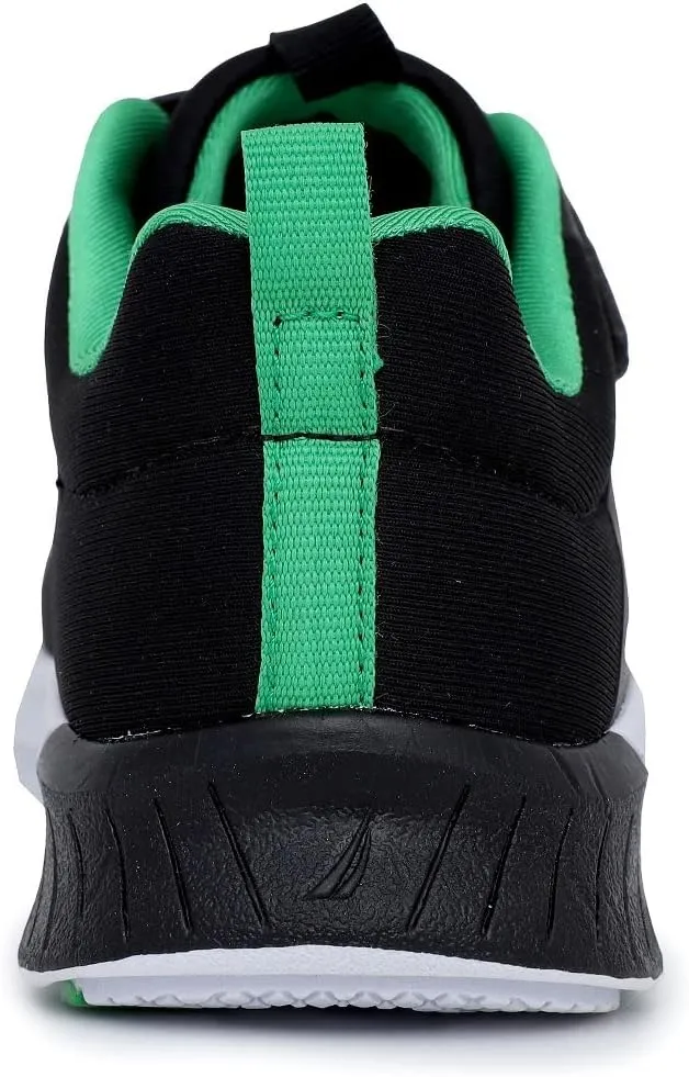 Nautica Kids Boys Sneakers – Youth Athletic Running Shoe with One-Strap Bungee Design | Little Kid/Big Kid Sizes Performance & Style