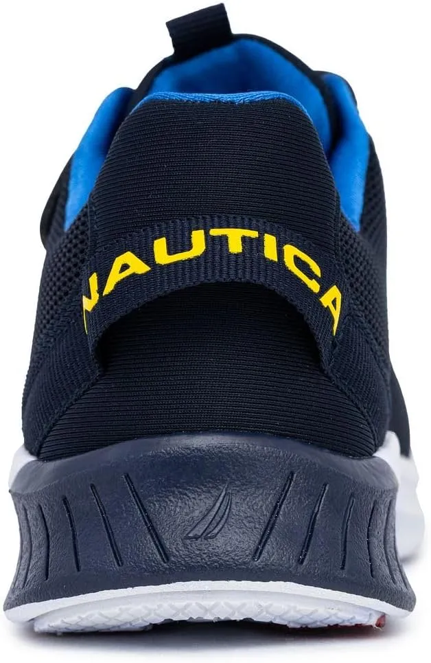 Nautica Kids Boys Sneakers – Youth Athletic Running Shoe with One-Strap Bungee Design | Little Kid/Big Kid Sizes Performance & Style