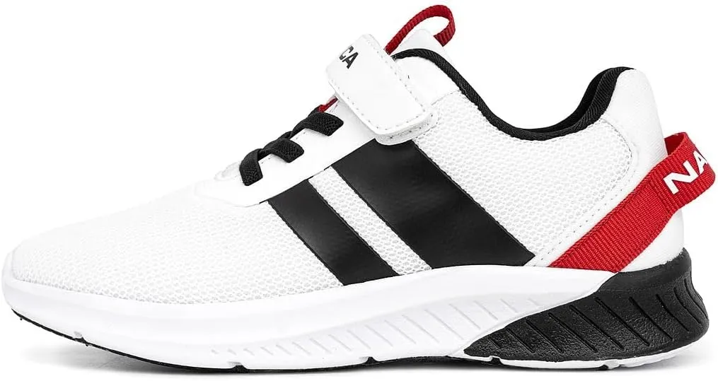 Nautica Kids Boys Sneakers – Youth Athletic Running Shoe with One-Strap Bungee Design | Little Kid/Big Kid Sizes Performance & Style