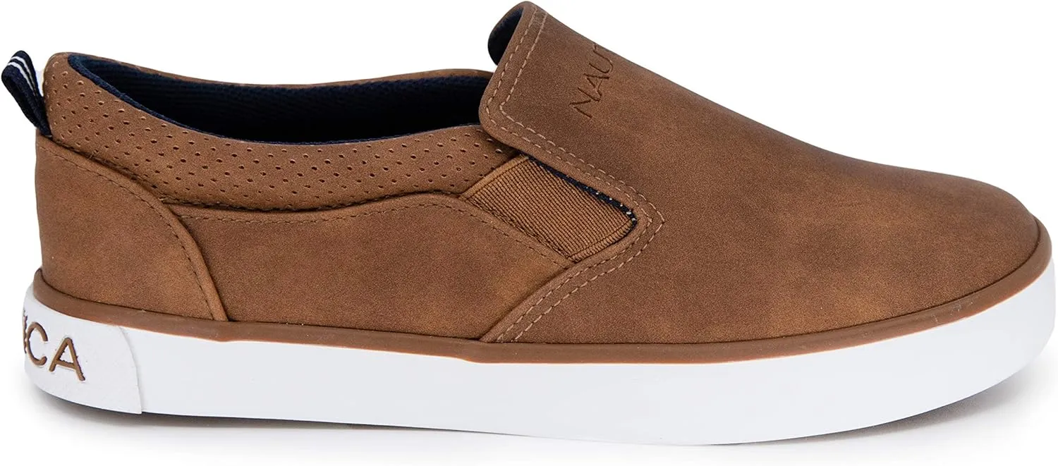 Nautica Kid's Slip-On Casual Shoe Athletic Sneaker - Youth-Toddler Akeley | Boy - Girl | (Big Kid/Little Kid/Toddler)