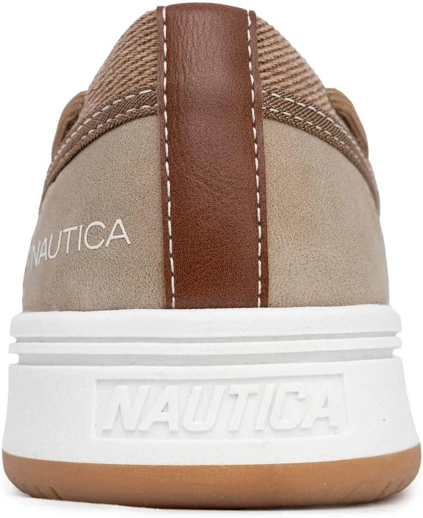 Nautica Men's Casual Boat Shoes, Moc-Toe Loafers with Cushioned Insole, Deck Fashion Sneaker