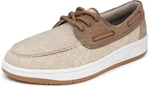 Nautica Men's Casual Boat Shoes, Moc-Toe Loafers with Cushioned Insole, Deck Fashion Sneaker