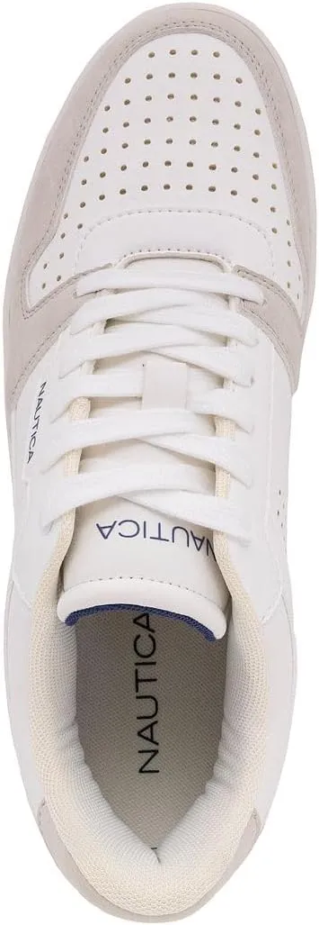 Nautica Men's Classic Lace-Up Low-Top Sneakers – Stylish and Comfortable Casual Tennis Shoes - Jaxon