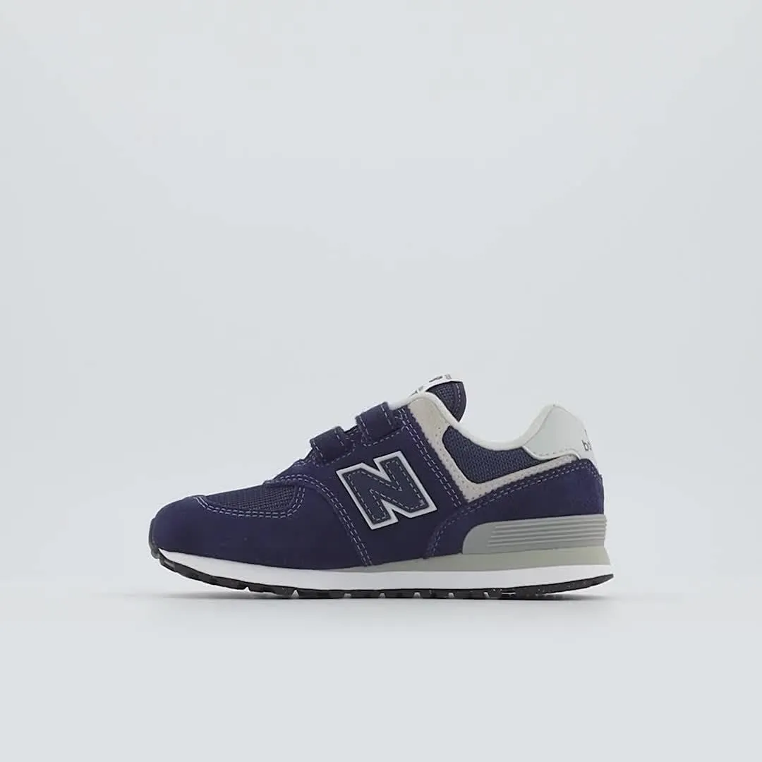 New Balance Kids 574 Core Hook and Loop Sneaker