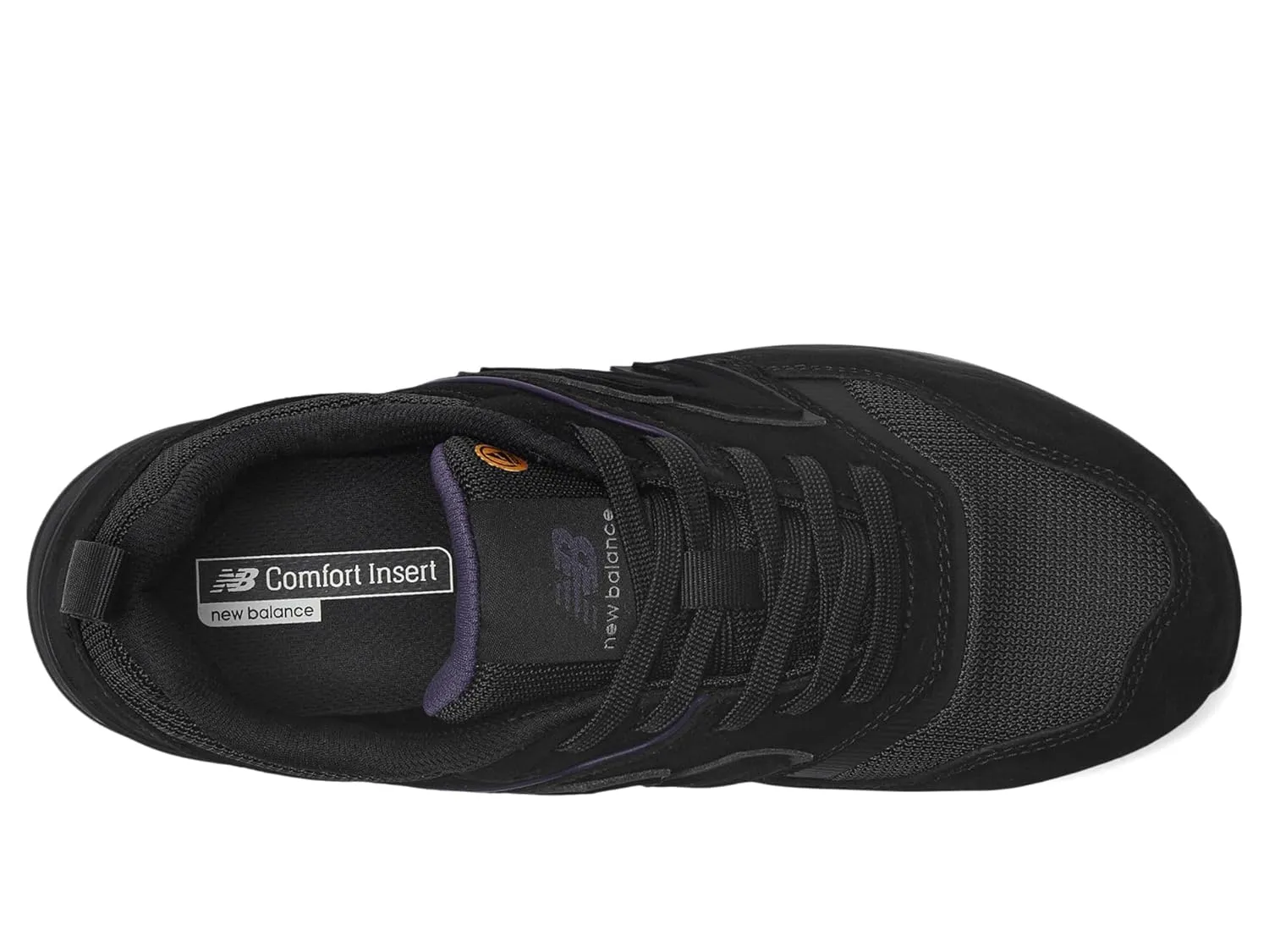 New Balance Women's Elite Lite Static Dissipative Medium Composite Toe, Industrial Work Shoe Lightweight & Slip Resistant, Black/Purple, 8