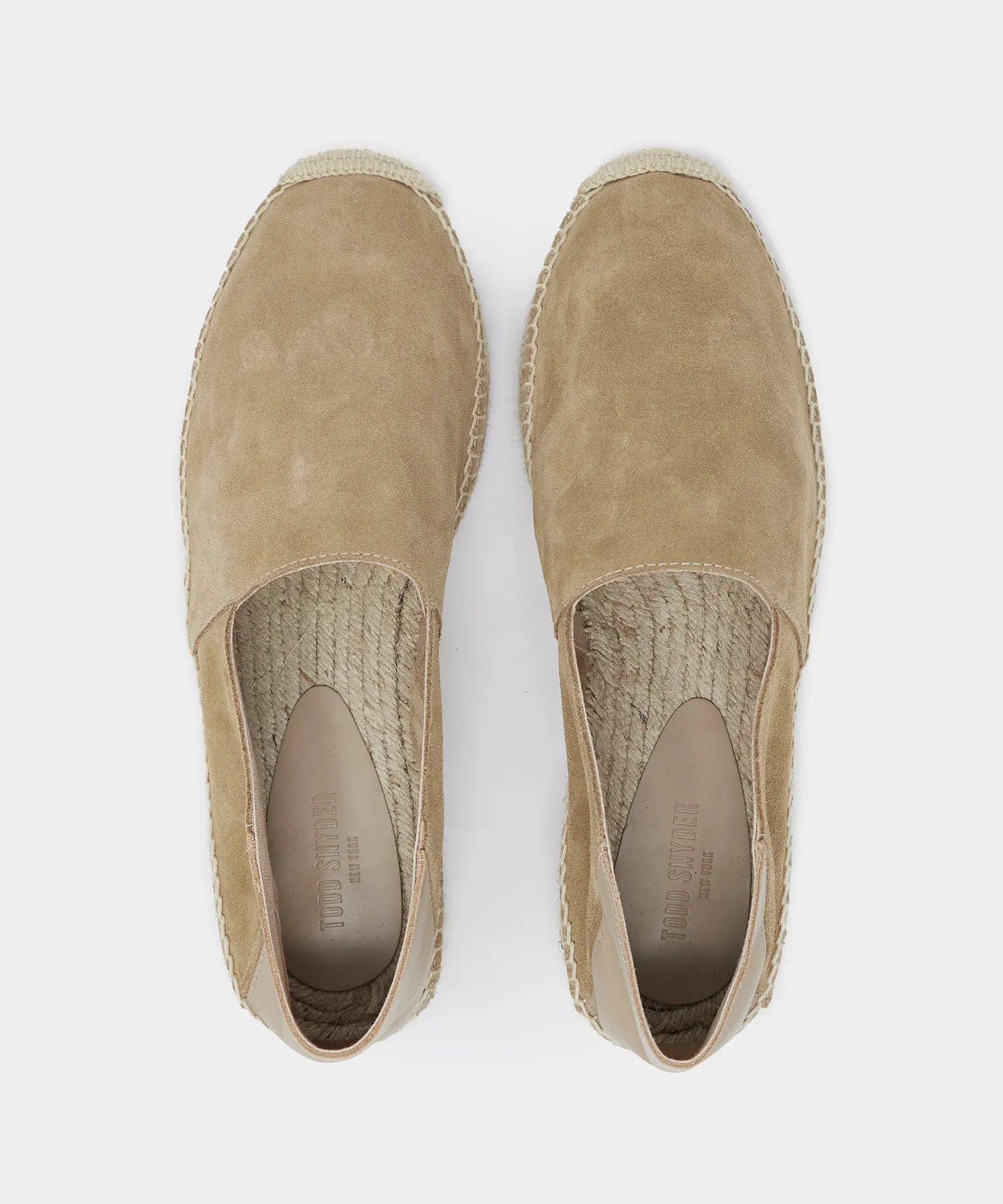 Nomad Suede Espadrille in Natural