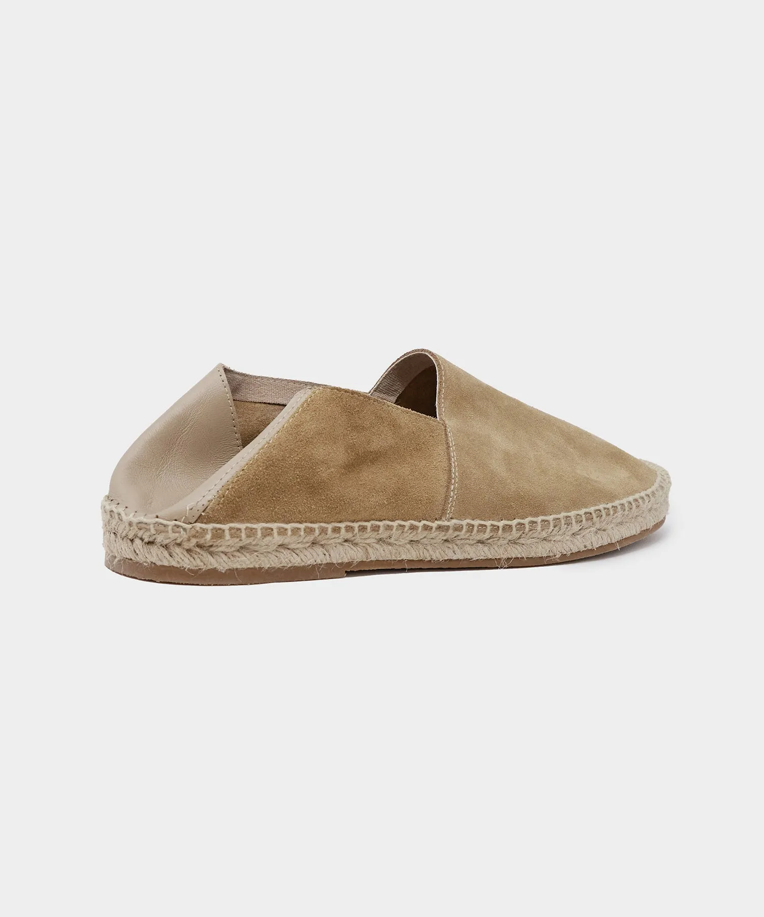 Nomad Suede Espadrille in Natural