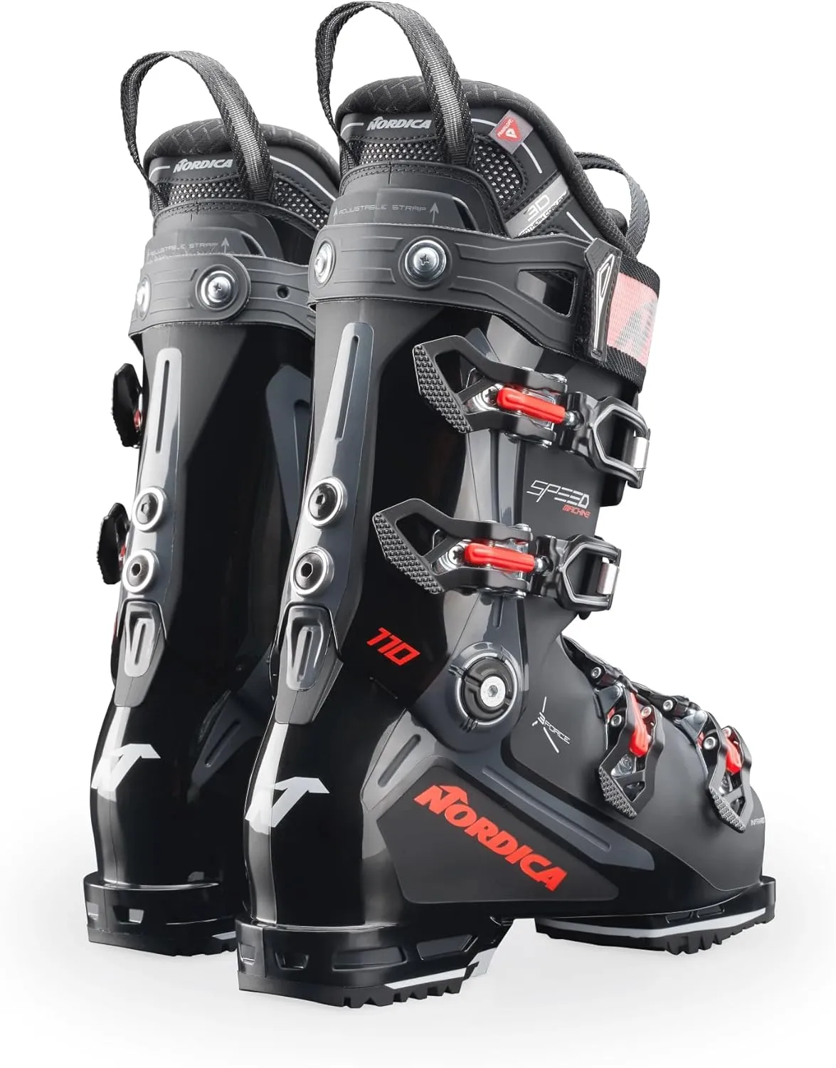 Nordica Men's Durable Warm Insulated Water-Resistant All-Mountain Speedmachine 3 110 Ski Boots