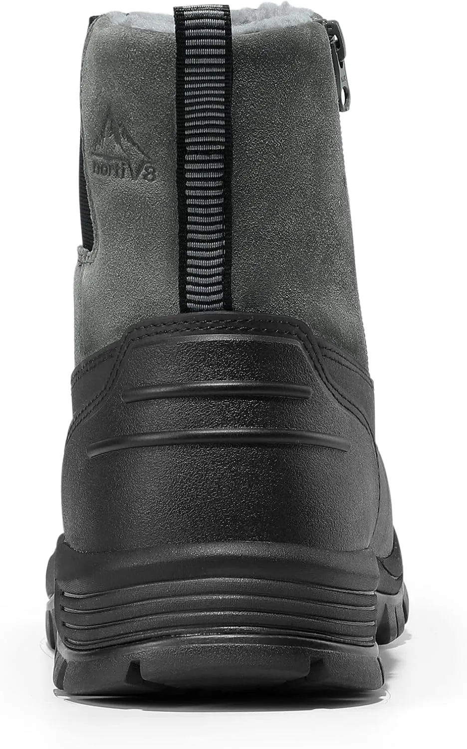 NORTIV 8 Mens Slip on Winter Waterproof Rain Boot for Outdoor