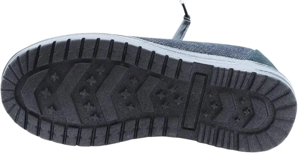 NORTY Unisex Kids Casual Boat Shoes - Slip-On Lace-Up Loafers for Boys and Girls - Lightweight Design
