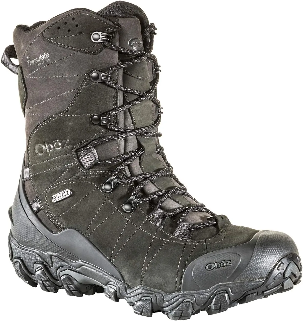 Oboz Men's Bridger 10" Insulated B-Dry Waterproof Hiking Boots