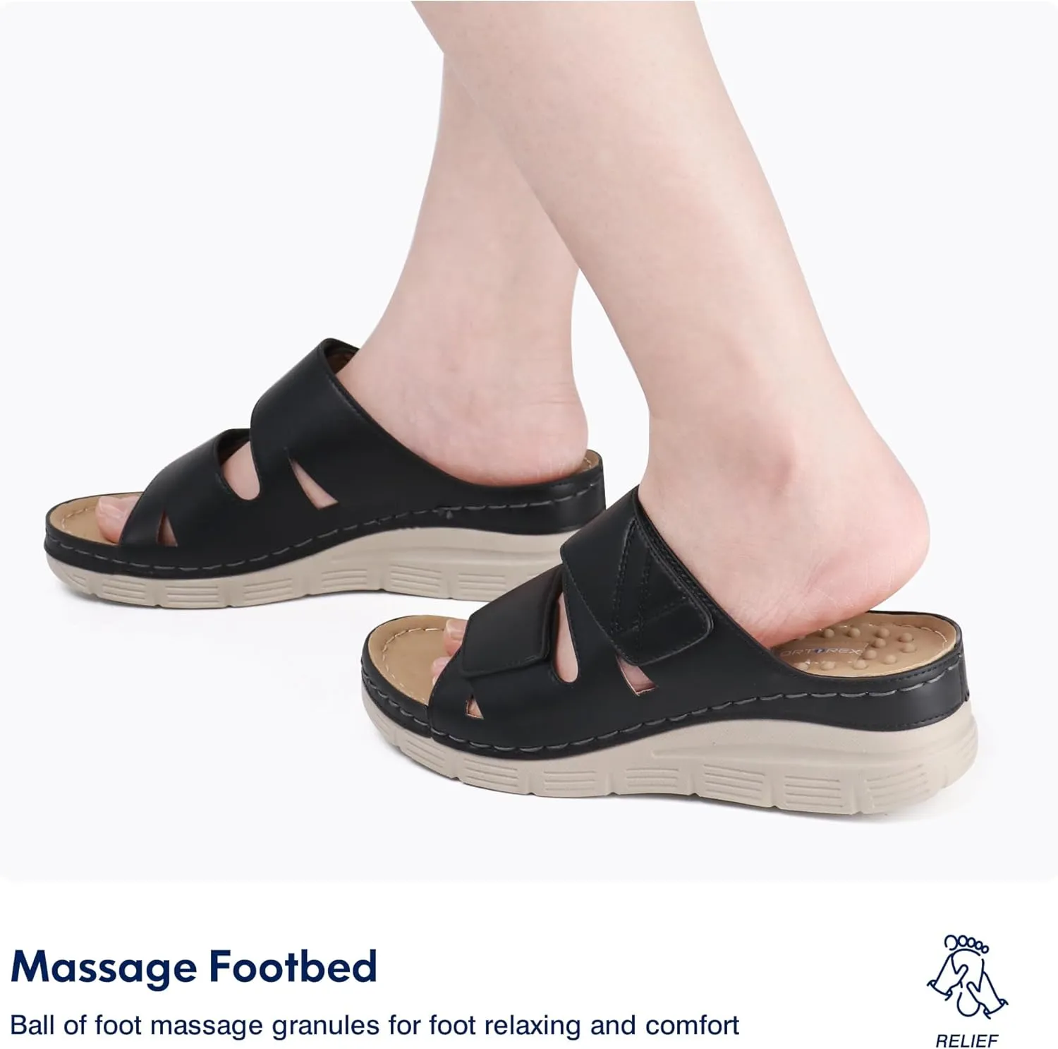 Ortho rest Women Arch Support Slides Orthotic Walking Sandals Orthopedic Sandals