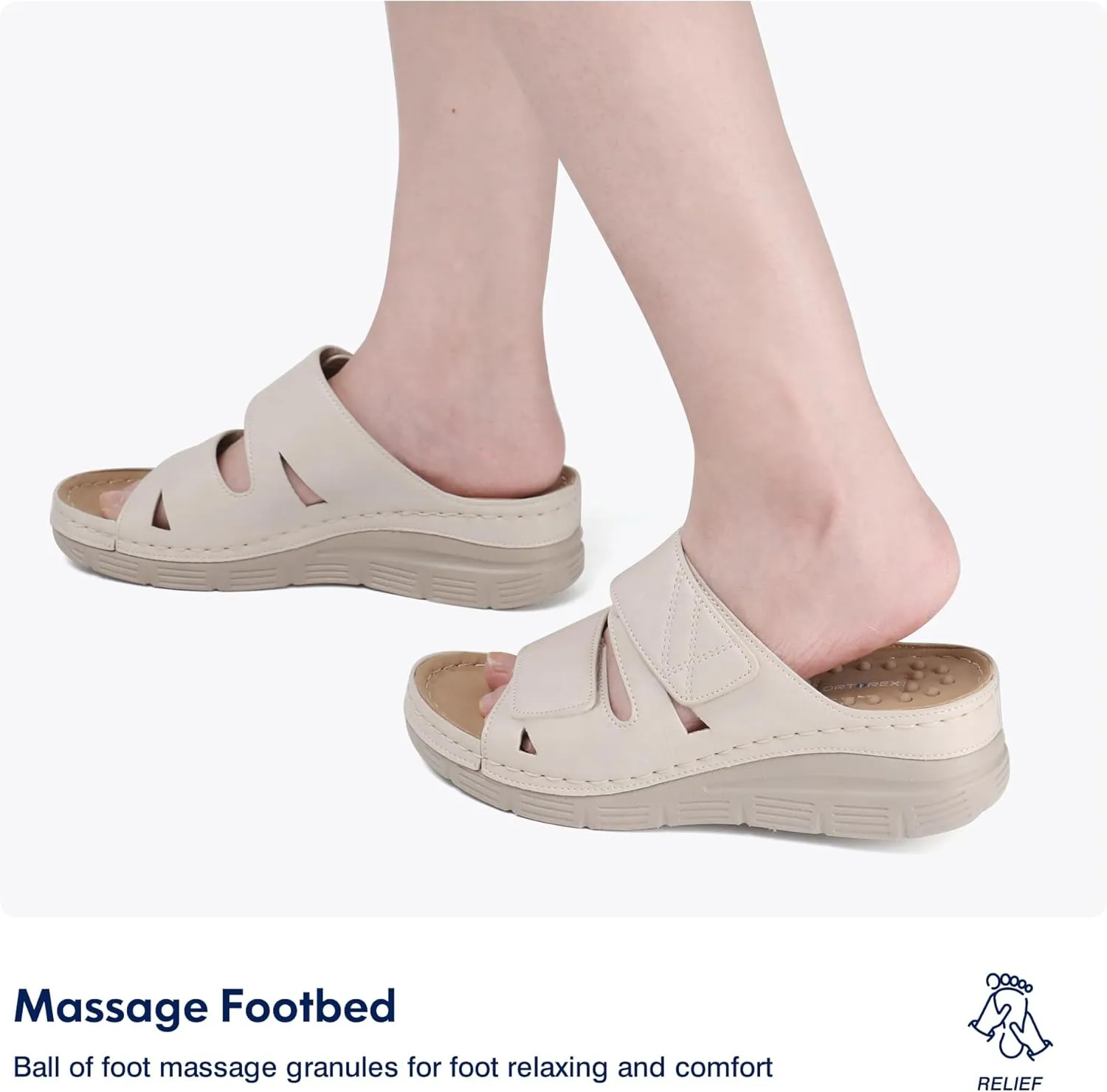 Ortho rest Women Arch Support Slides Orthotic Walking Sandals Orthopedic Sandals