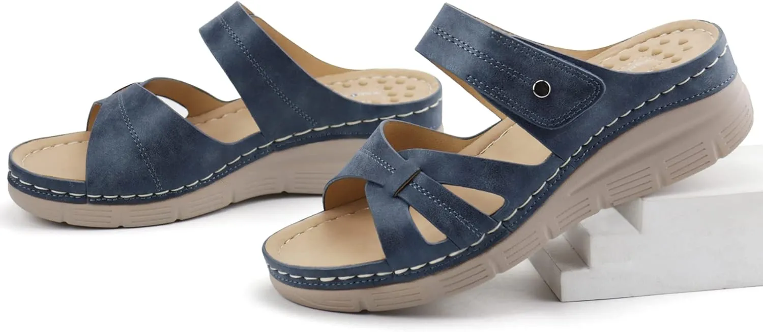 Ortho rest Women Orthotic Slides Comfortable Orthopedic Sandals Walking Sandals with Arch Support