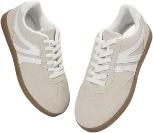 Patchwork Retro Colorblock Chunky Sole Sneakers Stylish Lightweight Cushion Shoes for Women Fitness Training Daily Wear Gym Street German Army Inspired