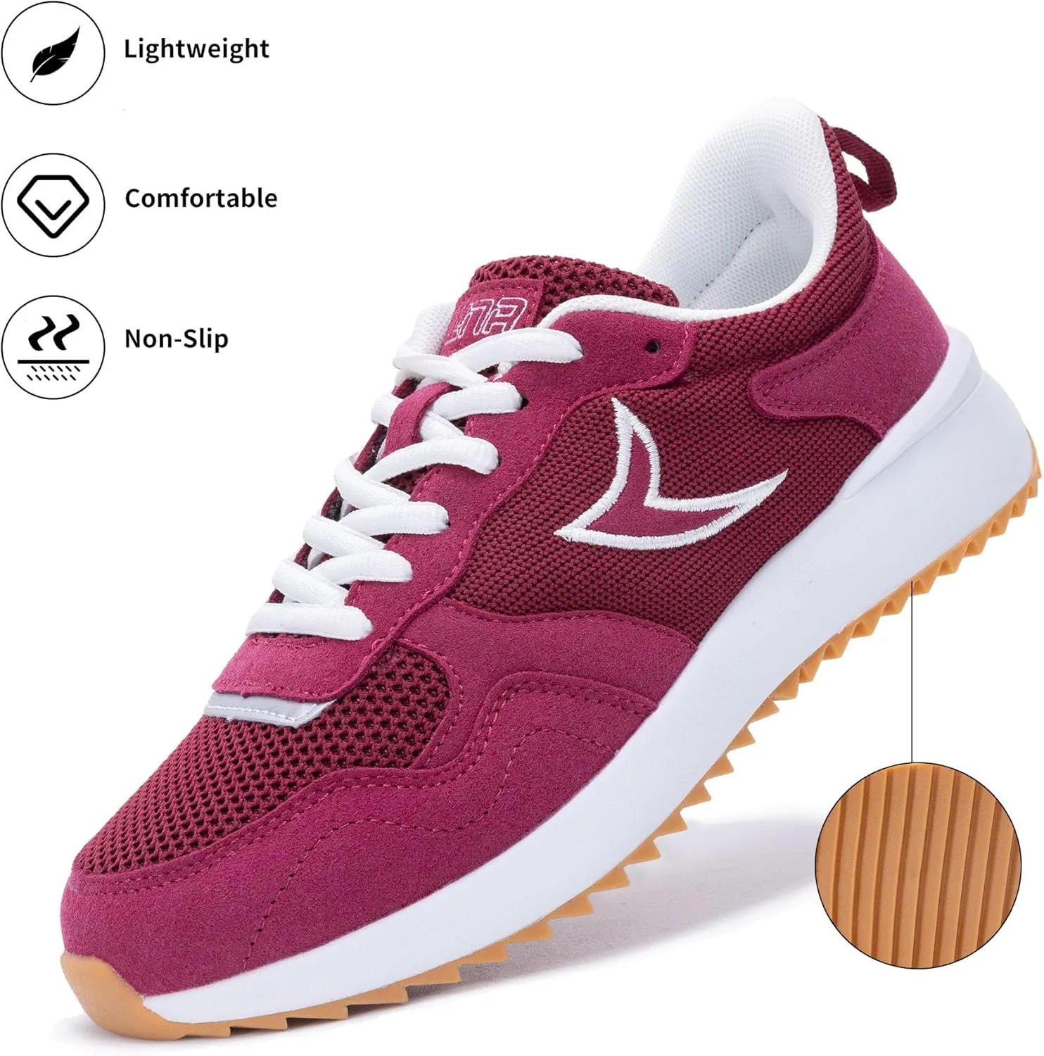 PERSOUL Women's Fashion Sneakers Comfortable Womens Walking Shoes Lightweight Style Tennis Shoes for Casual Daily Workout Shoes US Size 6-11
