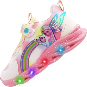 Princess Sneakers for Girls Light Up Shoes Zapatos para Niñas Baby Toddler Shoes Birthday Tenis para Niñas Xmas