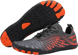 Pro Barefoot Shoes Womens Mens Hike Barefoot Shoe with Wide Toe Box Healthy Non-Slip Quick-Dry Aqua Shoes Lightweight Breathable Sports Hiking Walking Sneaker Outdoor Hiking Footwear