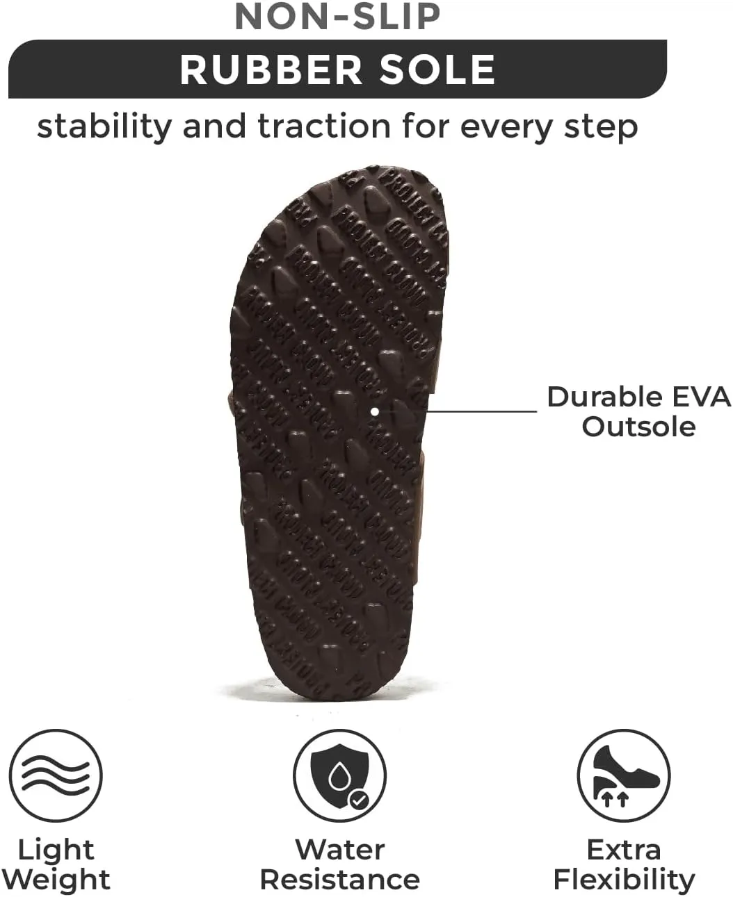 Project Cloud Genuine Leather Womens Sandals - Comfortable Cork Footbed Slides with Memory Foam Beach Essential Summer Sandals For Women 2025 (Lian)