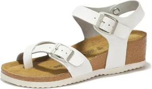 Project Cloud Genuine Leather Womens Sandals Wedge - Wedge Sandals & Slippers - Memory Foam Women Footwear Beach Essentials, Non-Slip Sandals for Women 2025