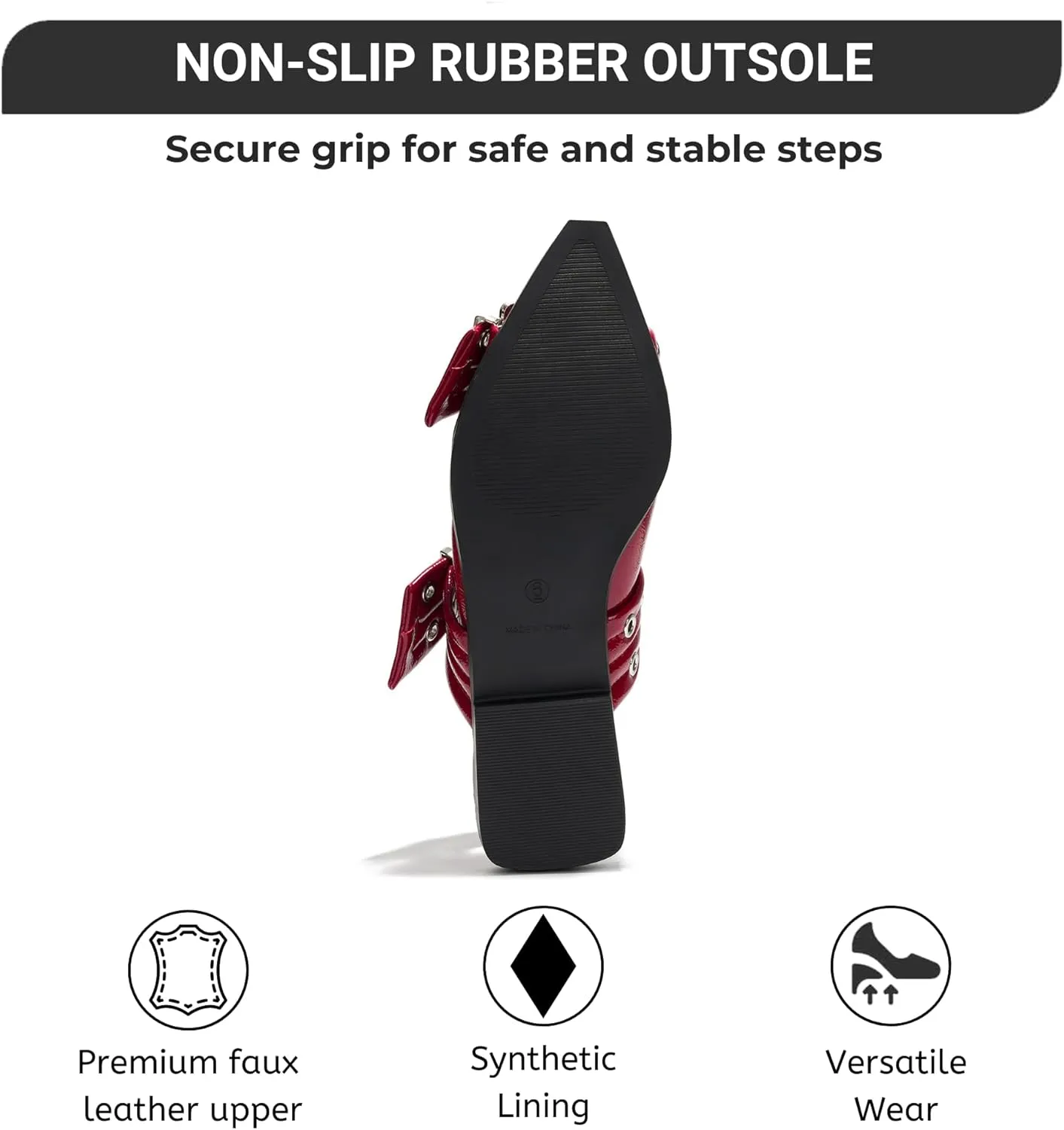 Project Cloud Womens Flats - Memory Foam Flats Shoes for Women Footwear Non-Slip Rubber Sole Womens Sandals - Perfect Sandals for Women 2025 (Katharyn)